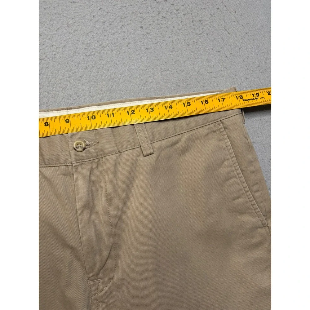 Polo Ralph Lauren Chino Pants Mens 35x32 Tan Khaki Classic Cotton Twill Trousers